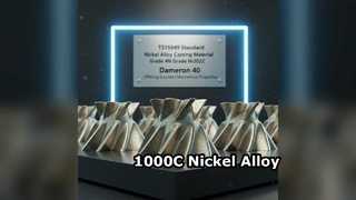 การหล่อโลหะผสมนิกเกิลอุณหภูมิสูง 1,000C