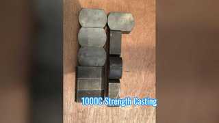 การหล่อโลหะผสมนิกเกิล 1,000C ความแข็งแรงของการกัดกร่อน